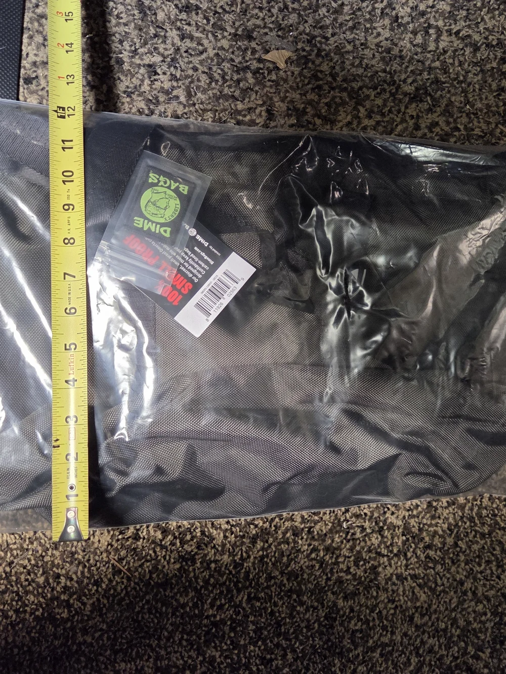 Men's Duffel Bag - Black/Grey Camouflage
